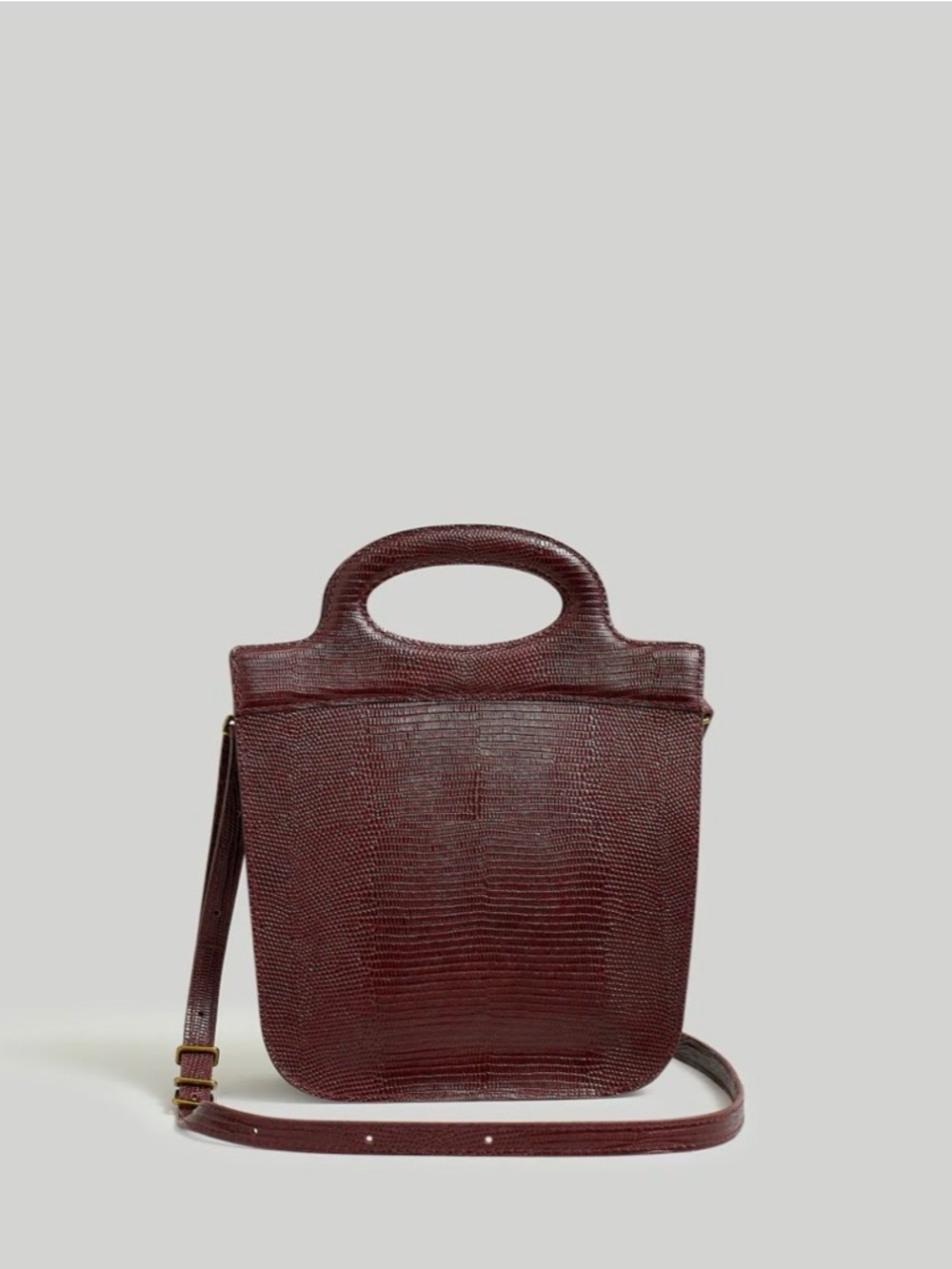 NWT Madewell Toggle Crossbody Bag in Dark Cabernet
